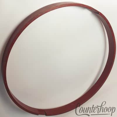 *Leedy 15" 1-Ply Solid Maple Wood Hoop/Rim Snare Drum Resonant Vintage 20s USA* image 2