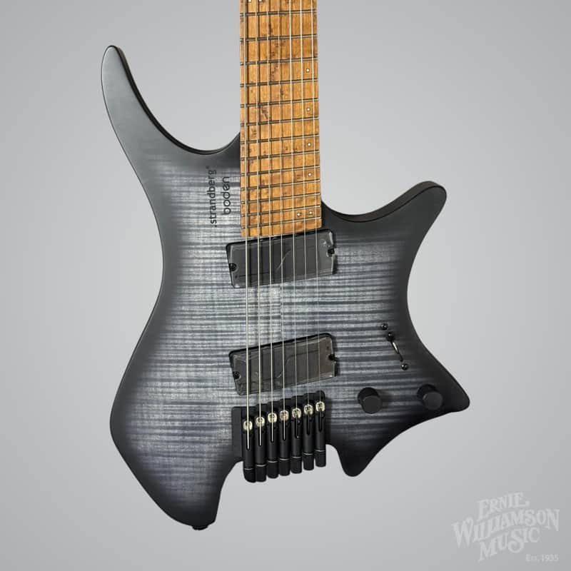 Strandberg Guitars BD7HCT-25O2-G1-BD Boden Original N2.7 7 String Guitar,Black Denim Burst Satin image 1