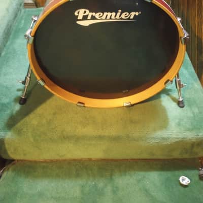 Premier XPK 20" (Diameter)x18'"(depth) Bass Drum 90's/2000's - Cherry Lacquer image 1