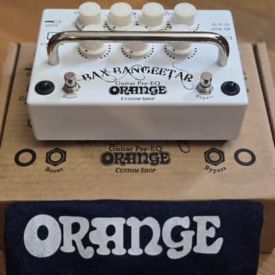 Orange Bax Bangeetar Guitar Pre-EQ Pedal 2010s - White | Reverb