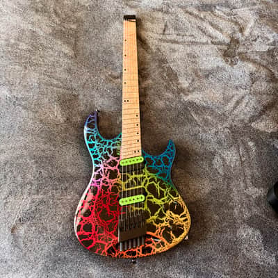 Kiesel Osiris Multiscale OM6 6-String Electric Guitar Crackle Finish USA American Fanned Frets 2020 image 1