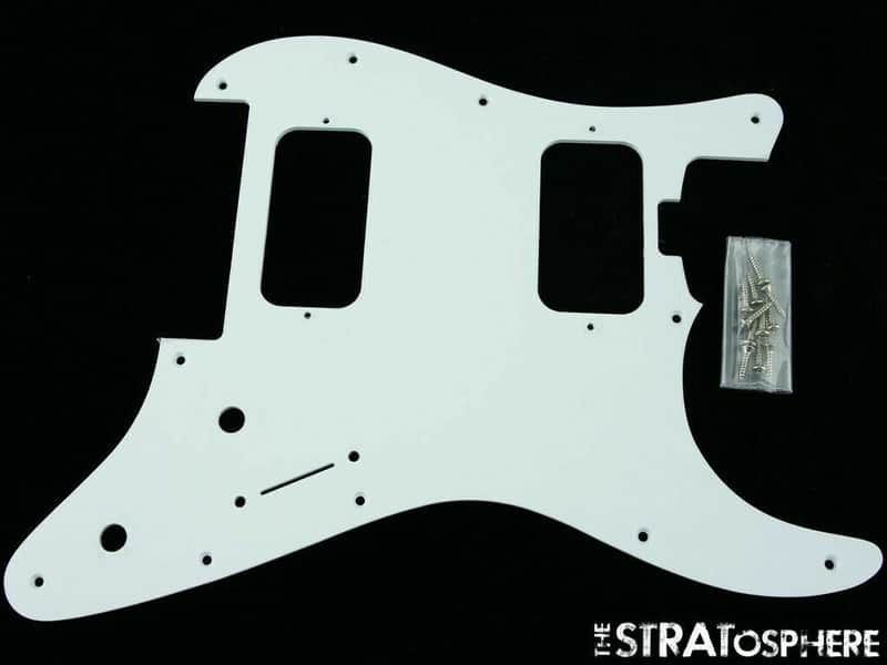 Charvel So-Cal Pro Mod White 1 Ply 2H PICKGUARD, HH Dual Humbucker Guitar image 1