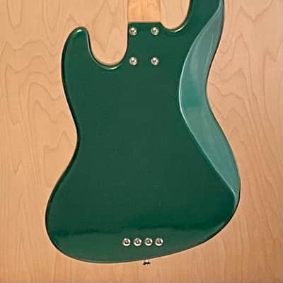 D. Lakin basses Jazz bass - Joe Osborne- Sherwood Green Metallic image 2