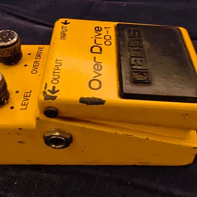 Boss OD-1 Over Drive (Black Label) 1980-81 - serial #0500 - JRC4558D image 2