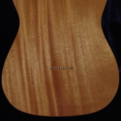 Acacia Koa Top \ Mahogany Telecaster Tele Body 4lbs 14oz #3679  *IMPORT CHARGES INCLUDED image 5