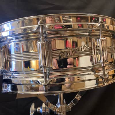 Rogers - 5x14" Dyna-Sonic Snare Drum 1968-1971 - Chrome Over Brass image 3
