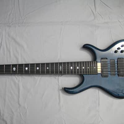 Alembic Series ll 6 String Bass Guitar 1997 Saphire Blue Clear image 4