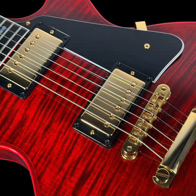 2026 Gibson Les Paul Custom 3A Flame Top Custom Shop Chambered ~ Red Widow image 6
