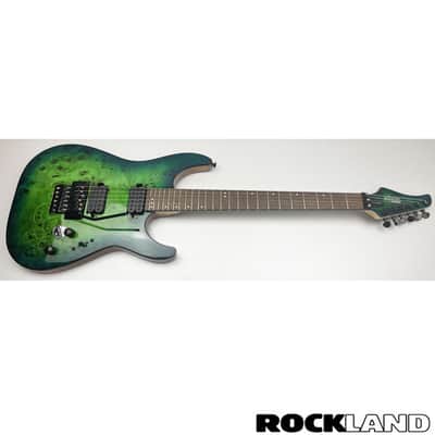 Schecter C-6 FR Pro Aqua Burst image 2