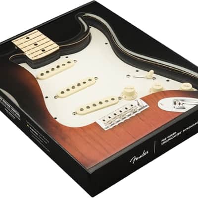 Genuine FENDER Pre-Wired TEX-MEX Loaded Strat 11-Hole Parchment Pickguard image 6