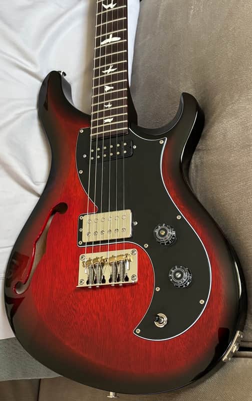 2024 PRS S2 Vela Semi-Hollow with Narrowfield Pickup 2024 Scarlet Sunburst image 1