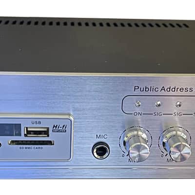 NetcomLab PA AMPLIFIER WITH USB/SD MP3  2022 Black image 1
