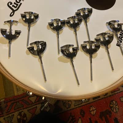 Ludwig Classic Maple 4 piece set 2000’s - vintage marine pearl image 9