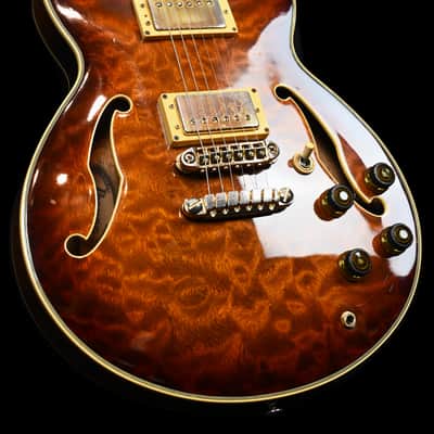 Ibanez AM200-AV Artstar from 1988 in Antique Violin with Case image 3