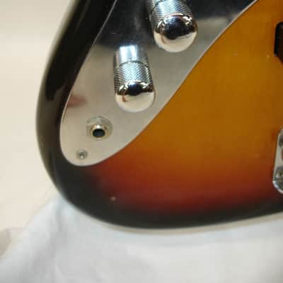 1995 Fender Jazz Bass Left-Handed 4-String Electric Bass Guitar, 3-Tone Sunburst w/ Case image 6