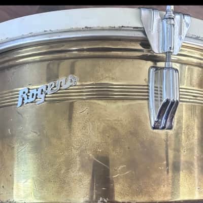 Rogers Humberto Morales 6.5” x 14” Brass Timbale 60s - Brass image 4