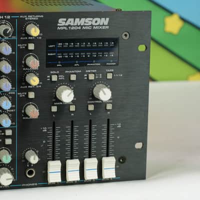 Used Samson MPL-1204 Rack mountable 12 channel MIxer image 4