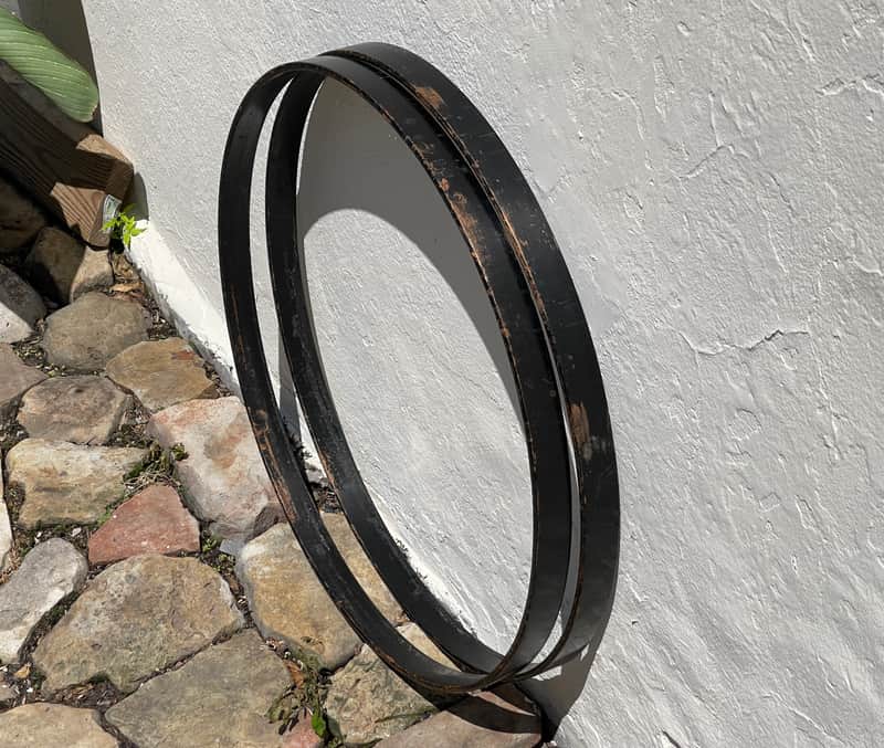 20's Ludwig & Ludwig 27.75" Bass Drum Hoops Black Pair 27 Bild 1