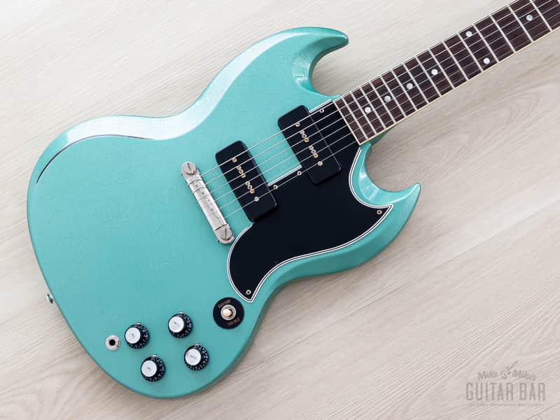 2023 Gibson Custom Shop 1963 SG Special Murphy Lab Light Aged Inverness Green w/ Case, Tags & CoA image 1