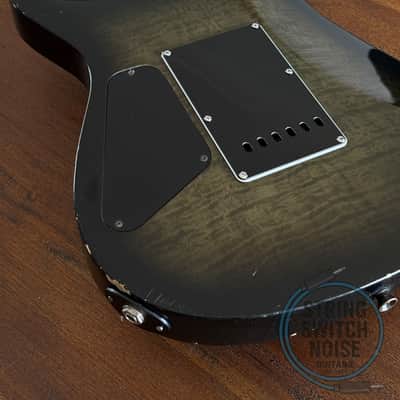 Fernandes HSS Super Strat, Quilted Army Green, MIJ, 1990s image 8