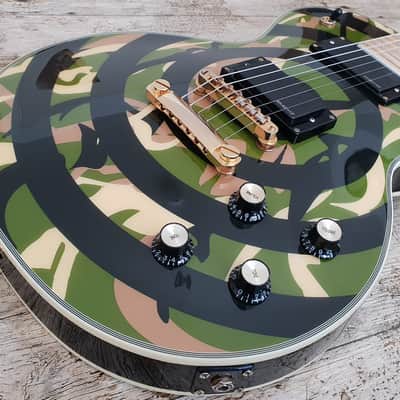 Epiphone Zakk Wylde Les Paul Custom 2008 Bullseye Camo image 1