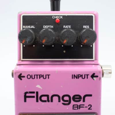 Boss BF-2 Flanger 1981 Made In Japan Black Label ACA Vintage Guitar Effect Pedal 052100 image 3
