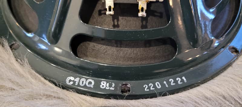 Jensen C10Q Vintage Ceramic 10" 40-Watt 8ohm Guitar Speaker 2010s - Green image 1