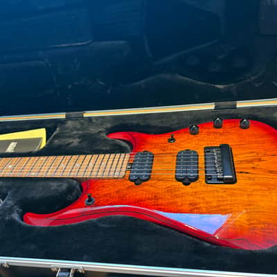 Ernie Ball Music Man Ball Family Reserve John Petrucci Signature JP15-7 - Blood Orange image 6