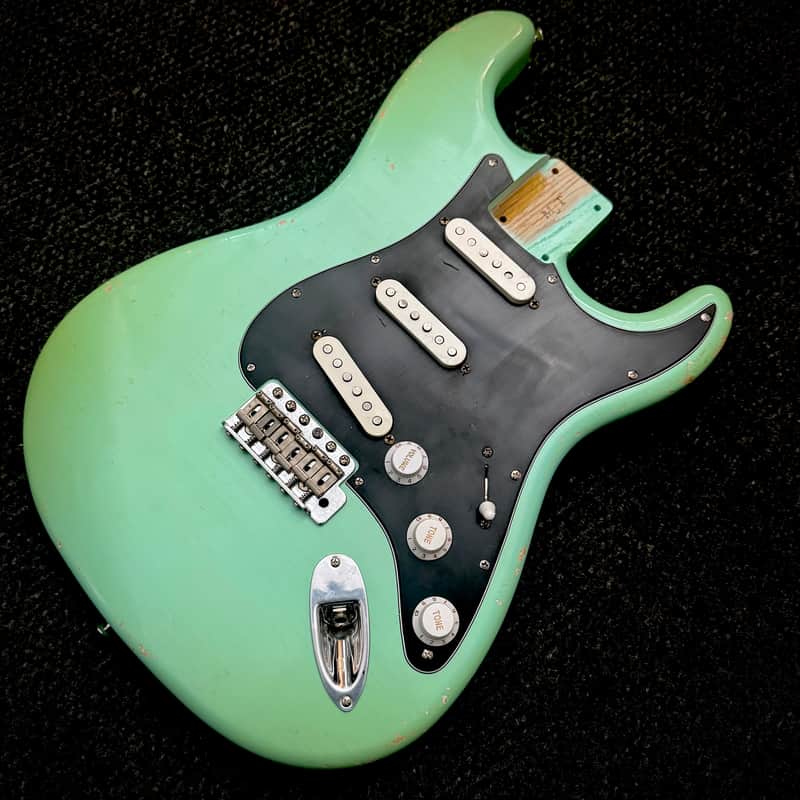 MJT Loaded Body Stratocaster 2020s - Surf Green image 1