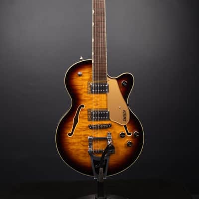 Gretsch G5655T-QM Electromatic Center Block Jr. Quilt Semi-hollowbody Electric Guitar - Sweet Tea image 2