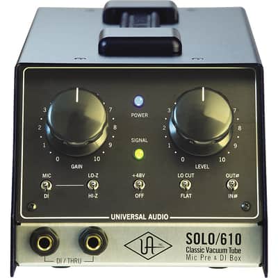Universal Audio UA-S610 SOLO/610 Classic Vacuum Tube Microphone Preamp and D.I. Box Regular image 2