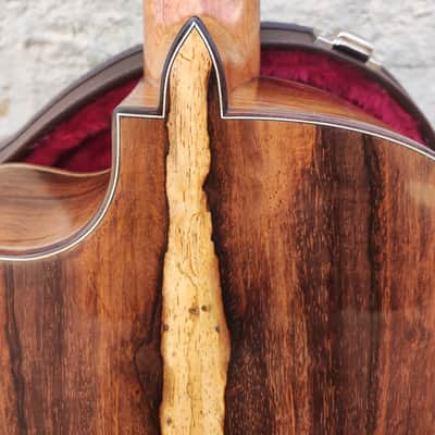 Made to order Handmade Guitar Crossover Solid Woods Brazil French Polish image 18