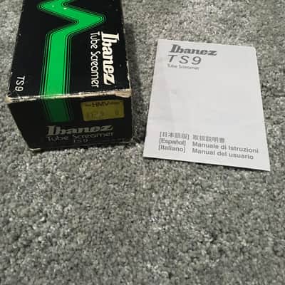 Ibanez TS9 Tube Screamer (Black Label) 1981 Black Label manufactured w/JRC4558D w/original box original manual image 13