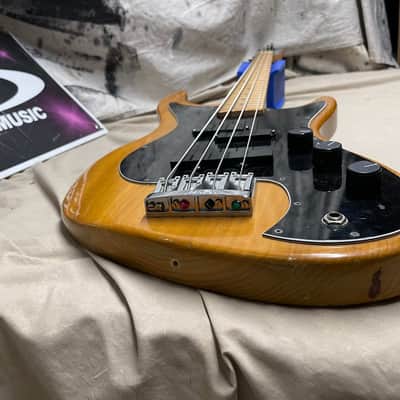 Guild USA SB-602 SB602 Pilot Bass 4-String with Case 1987 Natural image 9