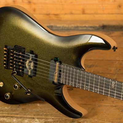 Schecter C-1 FR S 50th Anniversary - Ebony - Gold Burst image 5