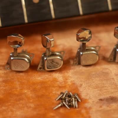 Vintage 1960s Fender Stratocaster "F" Tuners 1970s image 2