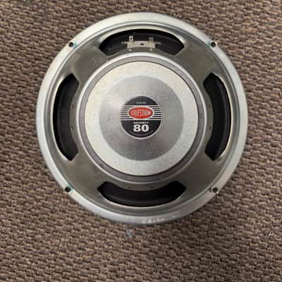 Celestion G12P-80 Seventy 80 12" 80-Watt 8ohm Guitar Amp Speaker 2020s - Silver image 1