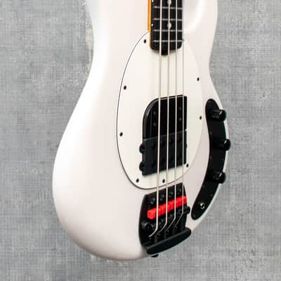 Music Man Tim Commerford StingRay Bass Passive Fight Night White image 6