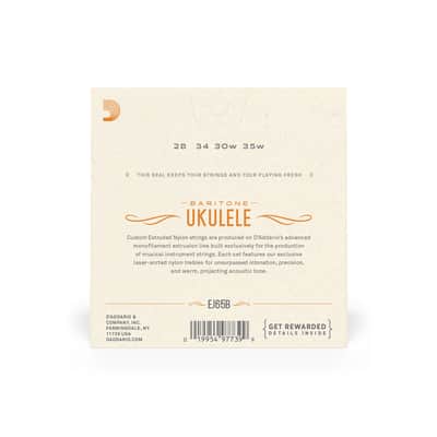 DAddario EJ65B Ukulele Clear Nylon image 3
