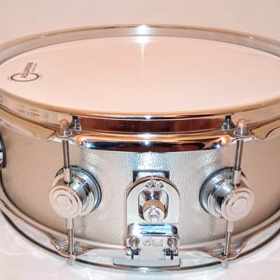 DW COLLECTOR'S ALUMINUM SNARE DRUM 13" 2006 W/ TRUE HOOPS-SHIPS FREE TO CUSA! image 7