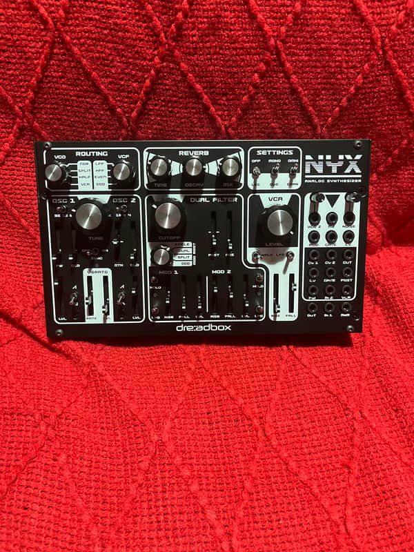 Dreadbox NYX Analog Paraphonic Synthesizer 2010s - Black image 1