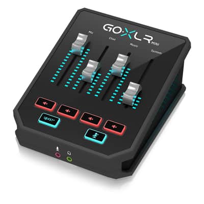 TC GO XLR MINI Online Broadcast Mixer with USB/Audio Interface and Midas Preamp image 3