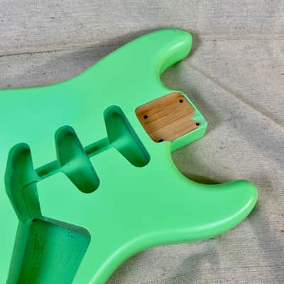 Unbranded Stratocaster Surf Green Guitar Body SSS image 4