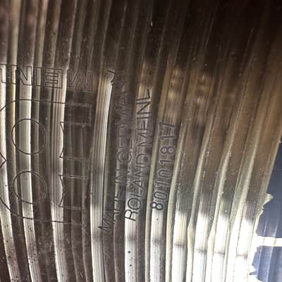 Meinl 14" Hi-Hat Bottom Made In Germany Roland Meinl image 3