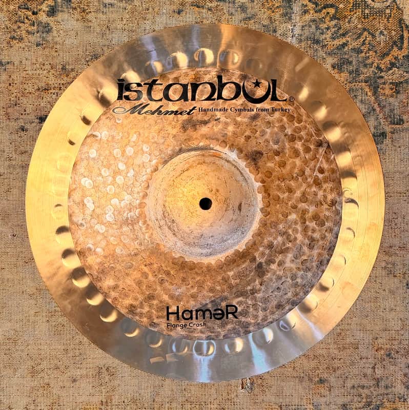 ULTRA DARK Very Low Istanbul Mehmet DUAL FLANGE CRASH 16” 962 g Hamer PERFECT image 1