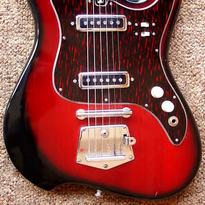1960s DIASONIC Japanese electric 2 pickup guitar image 1