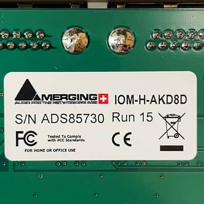 Merging HAPI + ADS‑8 (AKD8D Rev15) MIC/LINE AD Converter DSD-256 Interface + box AES ADAT image 5