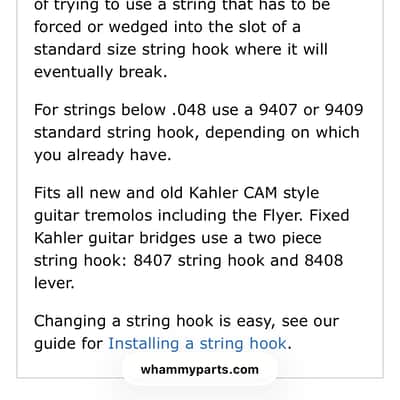 Kahler 7300 Hybrid Tremolo - Black image 6