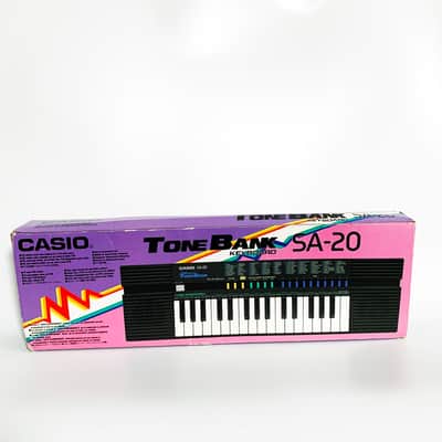 Casio SA-20 Tone Bank Mini Keyboard SA 20 Synth Drum Machine Synthesizer Audio Line Out Wham Bend image 1