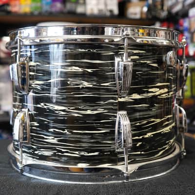 Vintage 1970 Ludwig USA Classic 9x13" Rack Tom w/ Blue & Olive Pointy Badge image 8